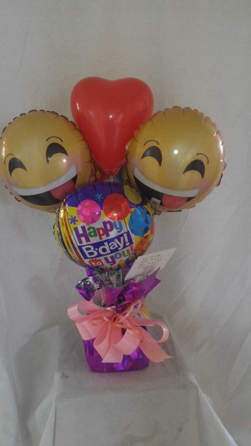 Happy balloon arrangement