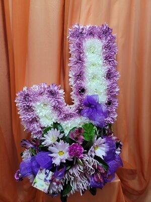 Letter J Wreath - 15"