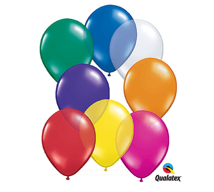 Plain 11" Latex Balloon On A Stick (each)