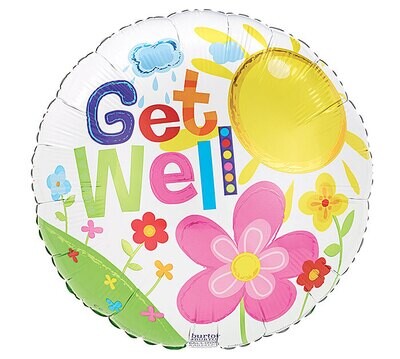 Get Well Soon 9" Foil Balloon 4