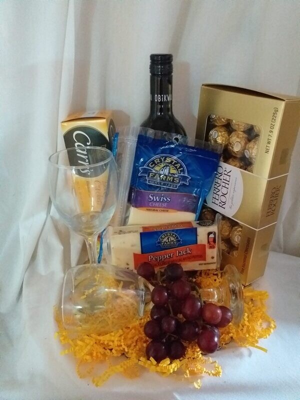 Cheese, Wine and Chocolate Combo 1