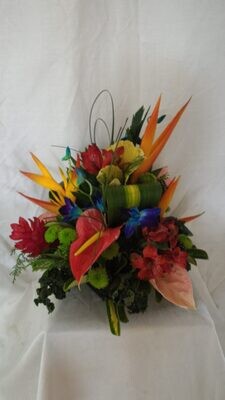 Tropical Table arrangement