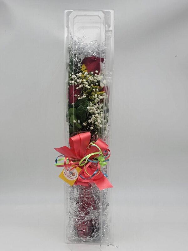 Roses - 3 in a box dressed