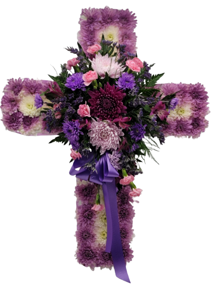 Cross wreath - 27" x 20"