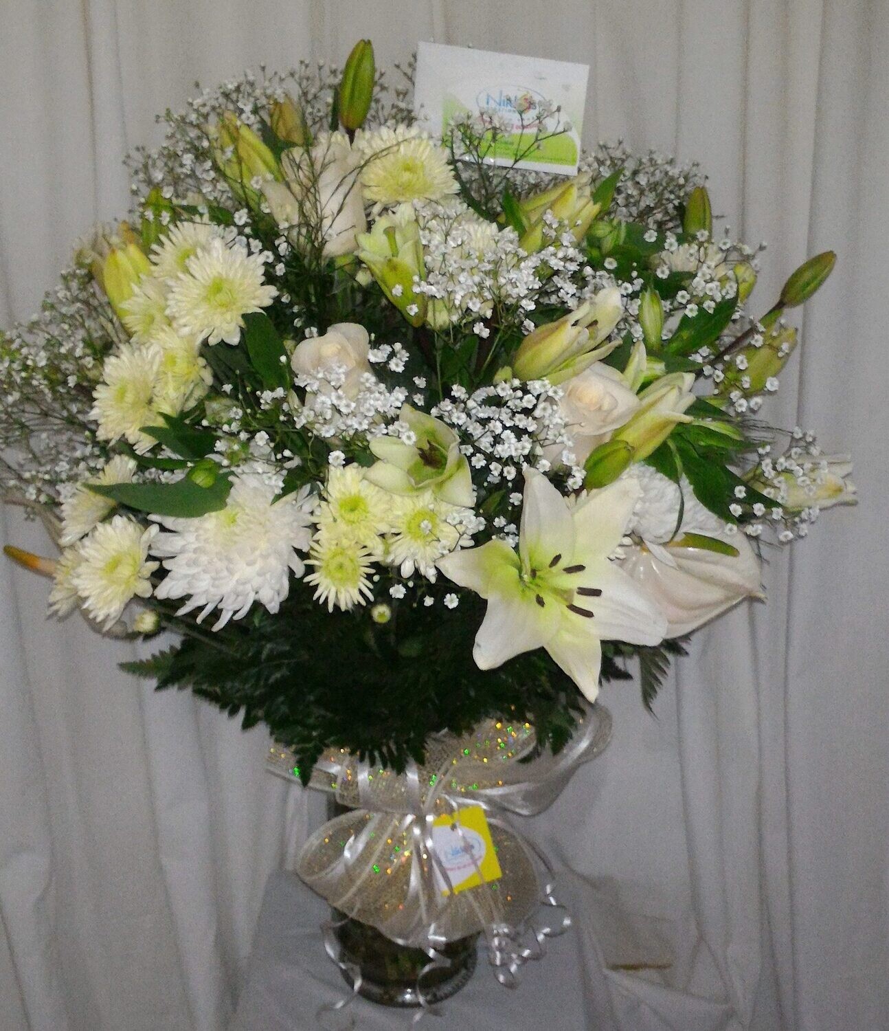 All white Mix Cut Flowers