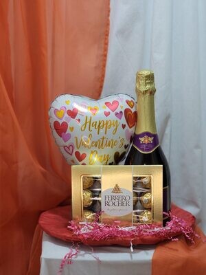 Ferrero Roche Chocolate -  Non Alcoholic wine, Balloon