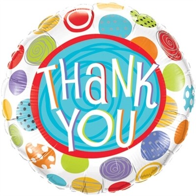 Thank You 9" Foil Balloon