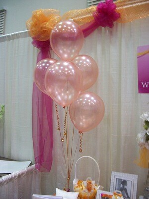 Balloon Cluster - 5 Latex Helium Balloons