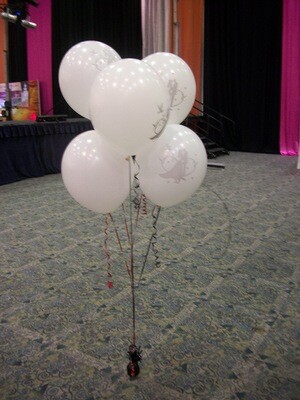 Balloon Cluster - 5 Latex Helium Balloons