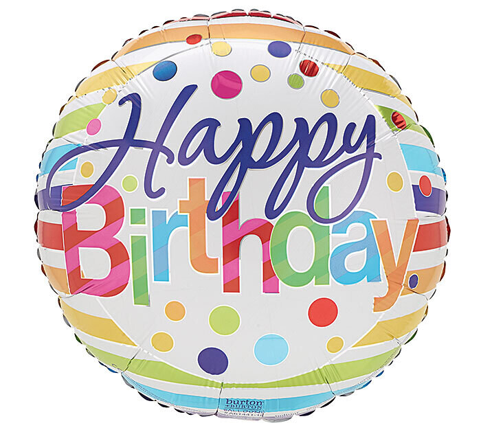 Birthday 9″ Foil Balloon 7