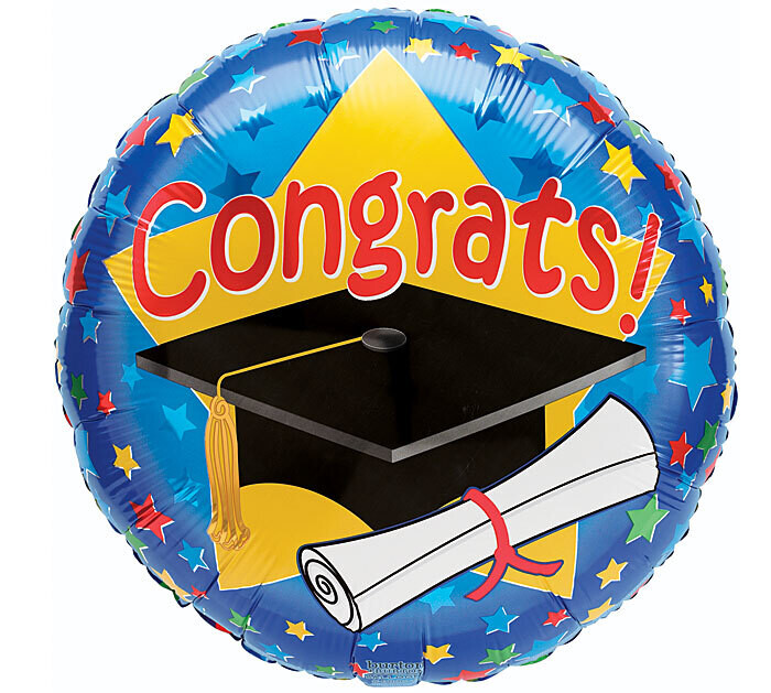 Graduation 9" Foil Balloon