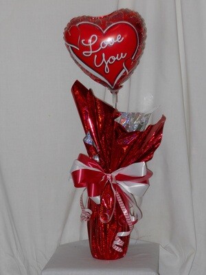 Wine Wrapped with Balloon