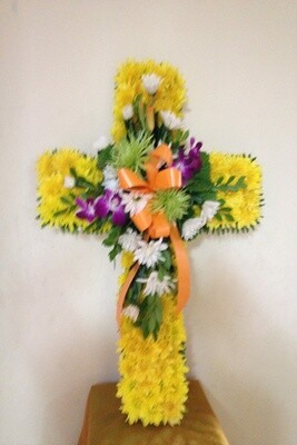 Wreath - Cross - 27" x 20"