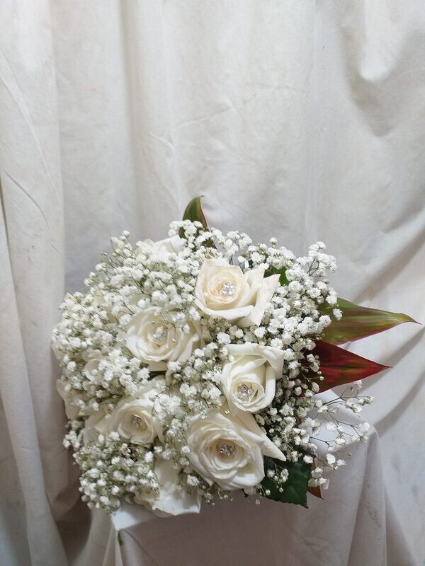 12 Rose Bridal Bouquet