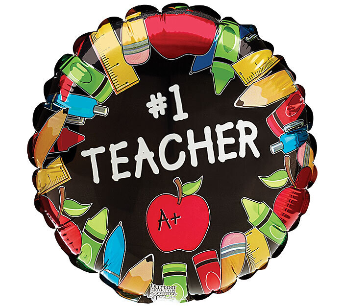Teacher 9" Foil Balloon 2
