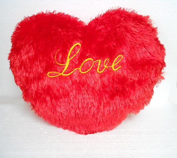 Red Heart Pillow