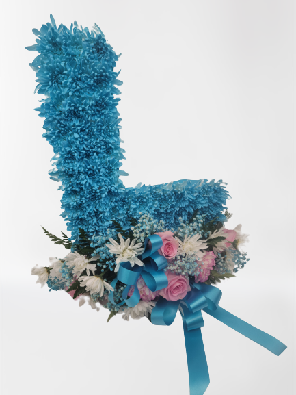 L wreath - 15"