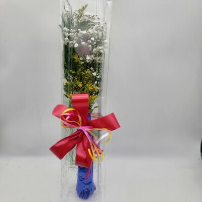  1 Rose in a box (dressed)