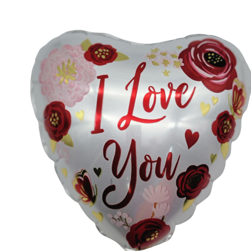 I love you  9" airfilled balloon