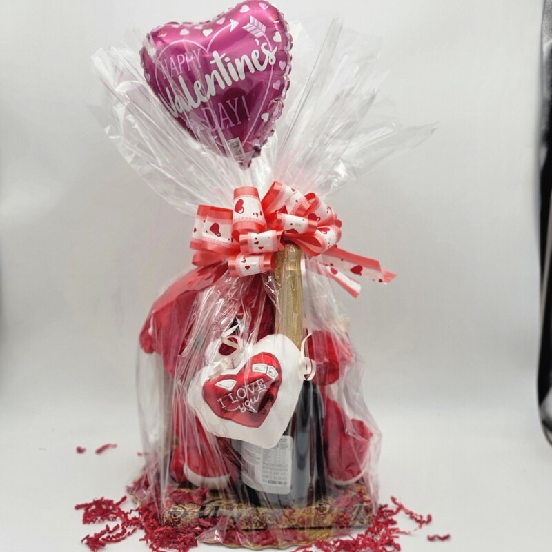 Teddy, non alcoholic Wine, Chocolate combo