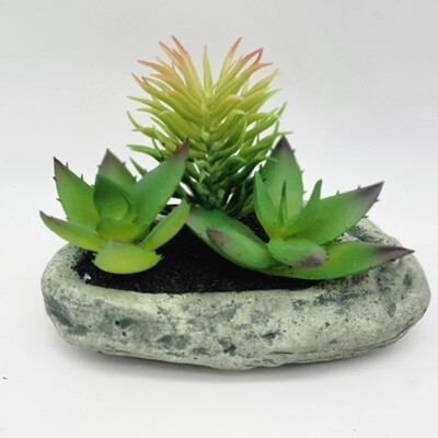 Mini rock Garden 5" x 5" (Artificial)