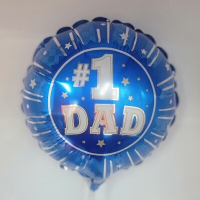 Father's day 9" foil balloon