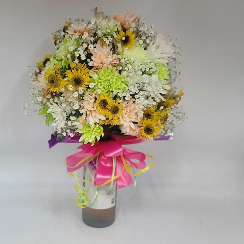 Non alcoholic wine bouquet