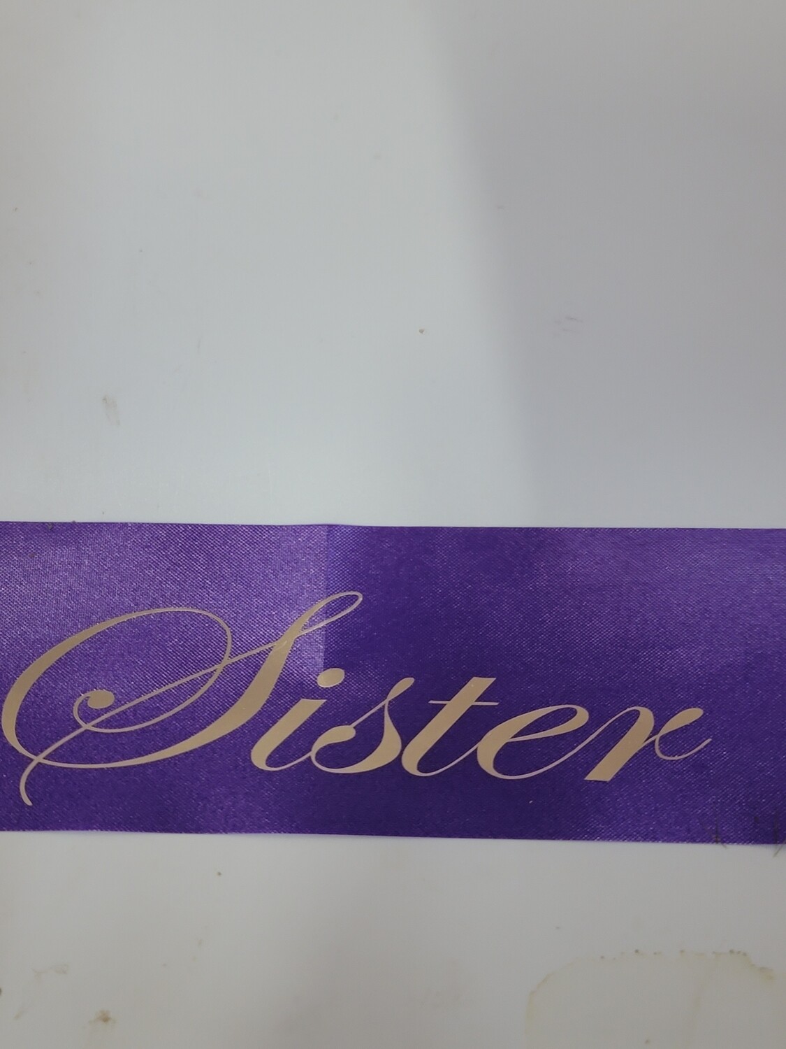 Sister sash