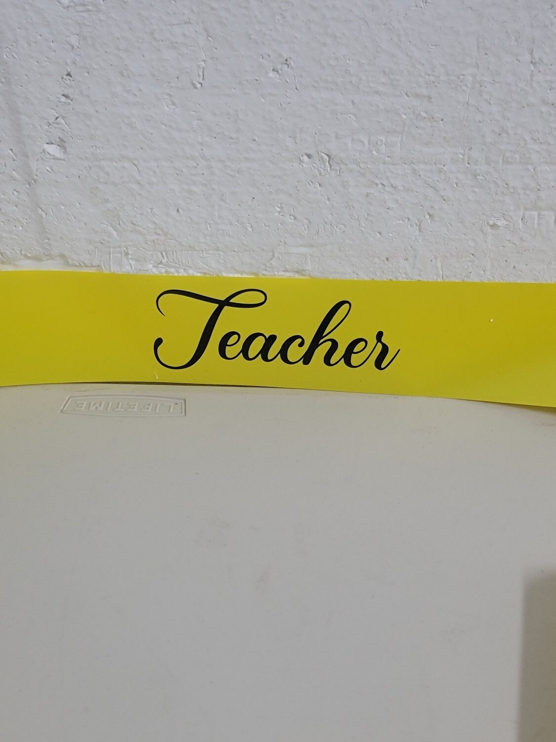 Teacher sash