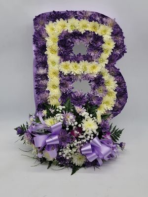 Letter B wreath - 15"
