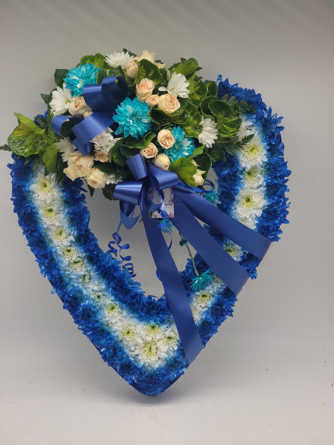 Wreath - Open Heart Multi-Colour - 18"