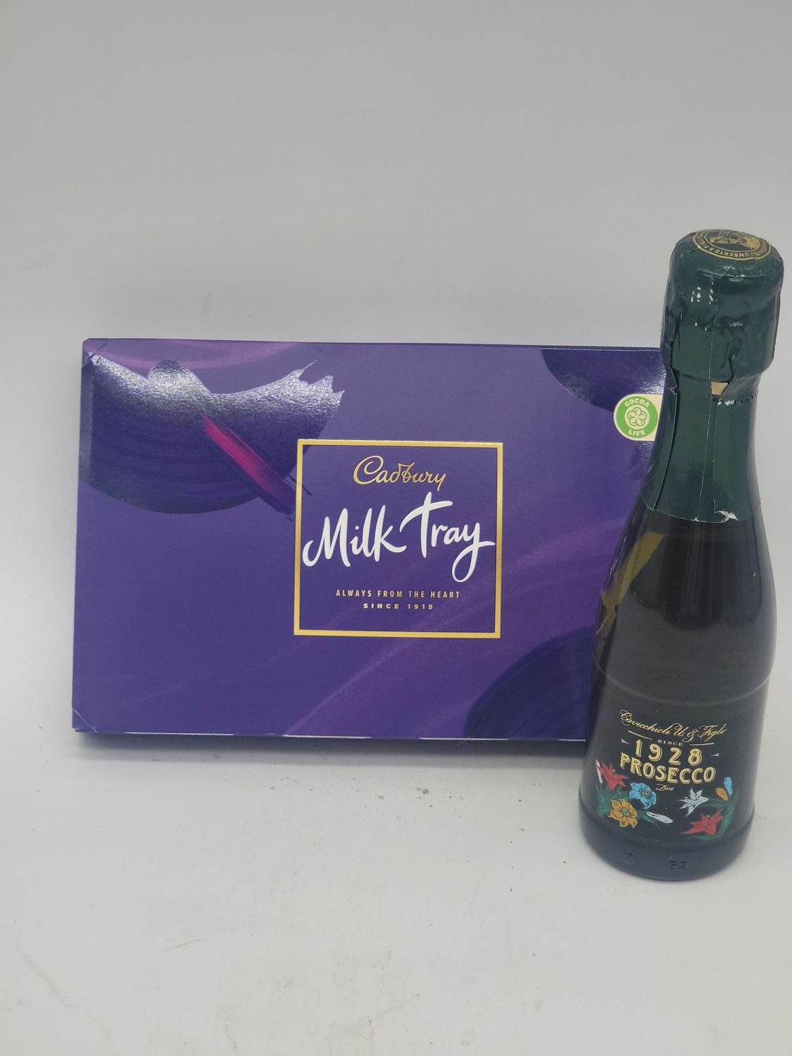 Prosecco wine (small) , Cadbury Chocolate- 7 pieces