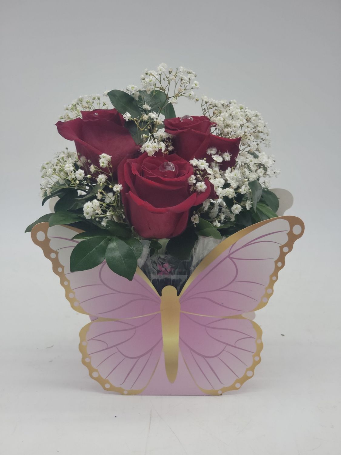 Roses 3 in a butterfly box