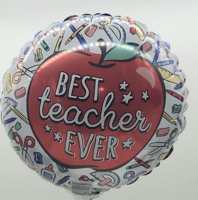 Teacher 9" airfilled balloon