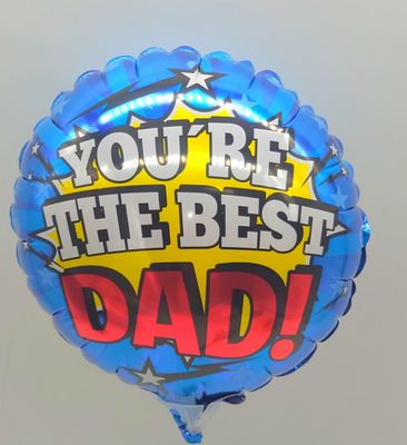 Father's day 9" foil balloon
