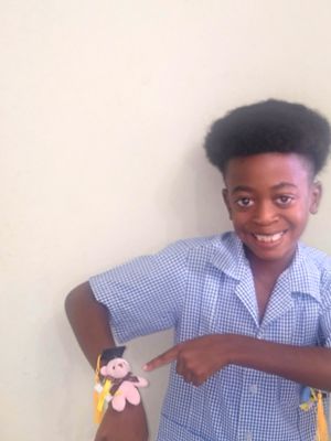 Grad junior wristlet / keepsake key chain 3" tall