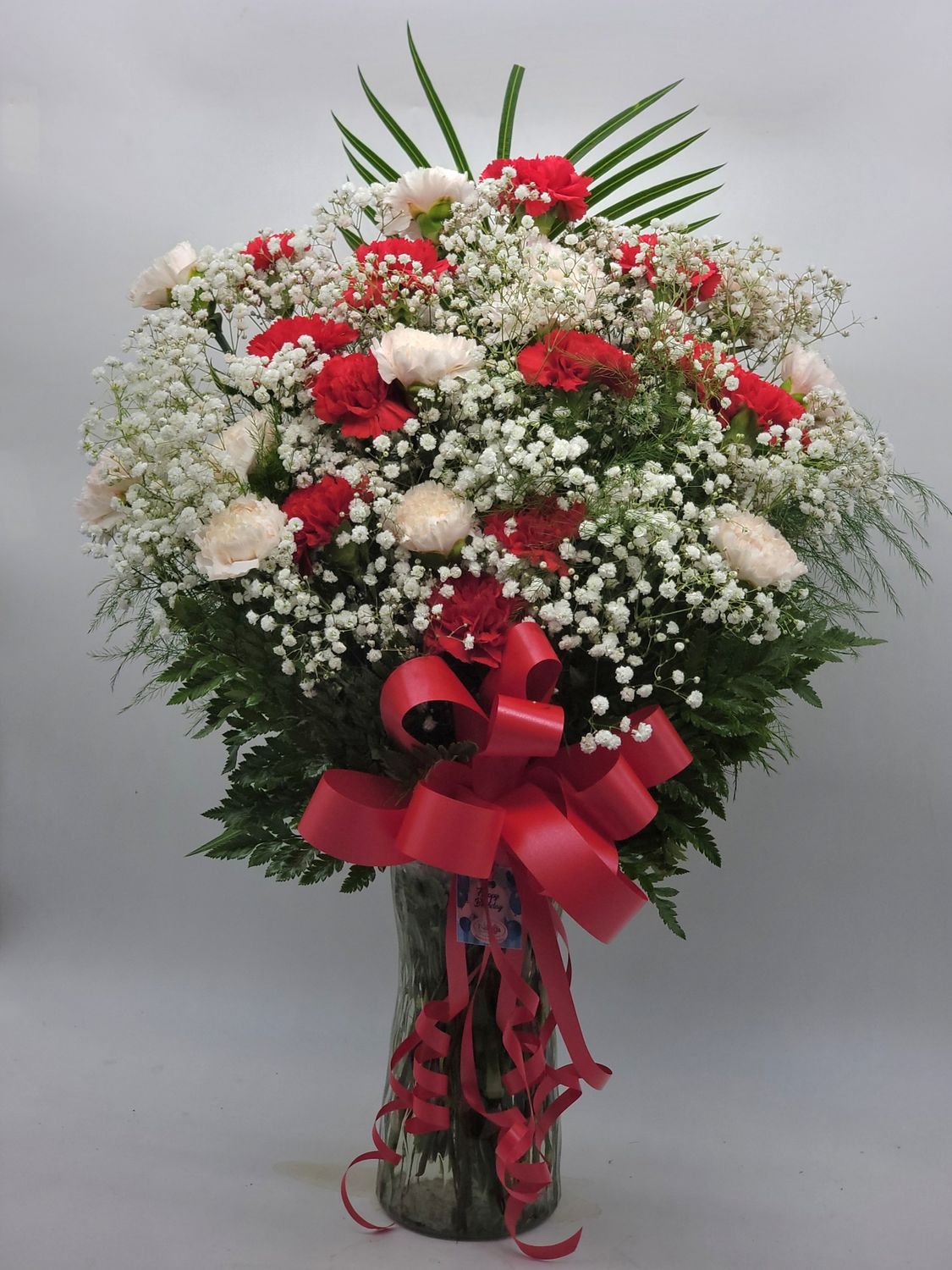 Carnations - 30 in a vase