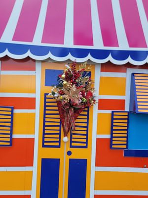 Christmas Door Hanger - Red Santa Hat Christmas Door Hanger - Red Santa Hat