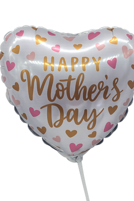 Mother's day 9" air filled balloon on a stick
