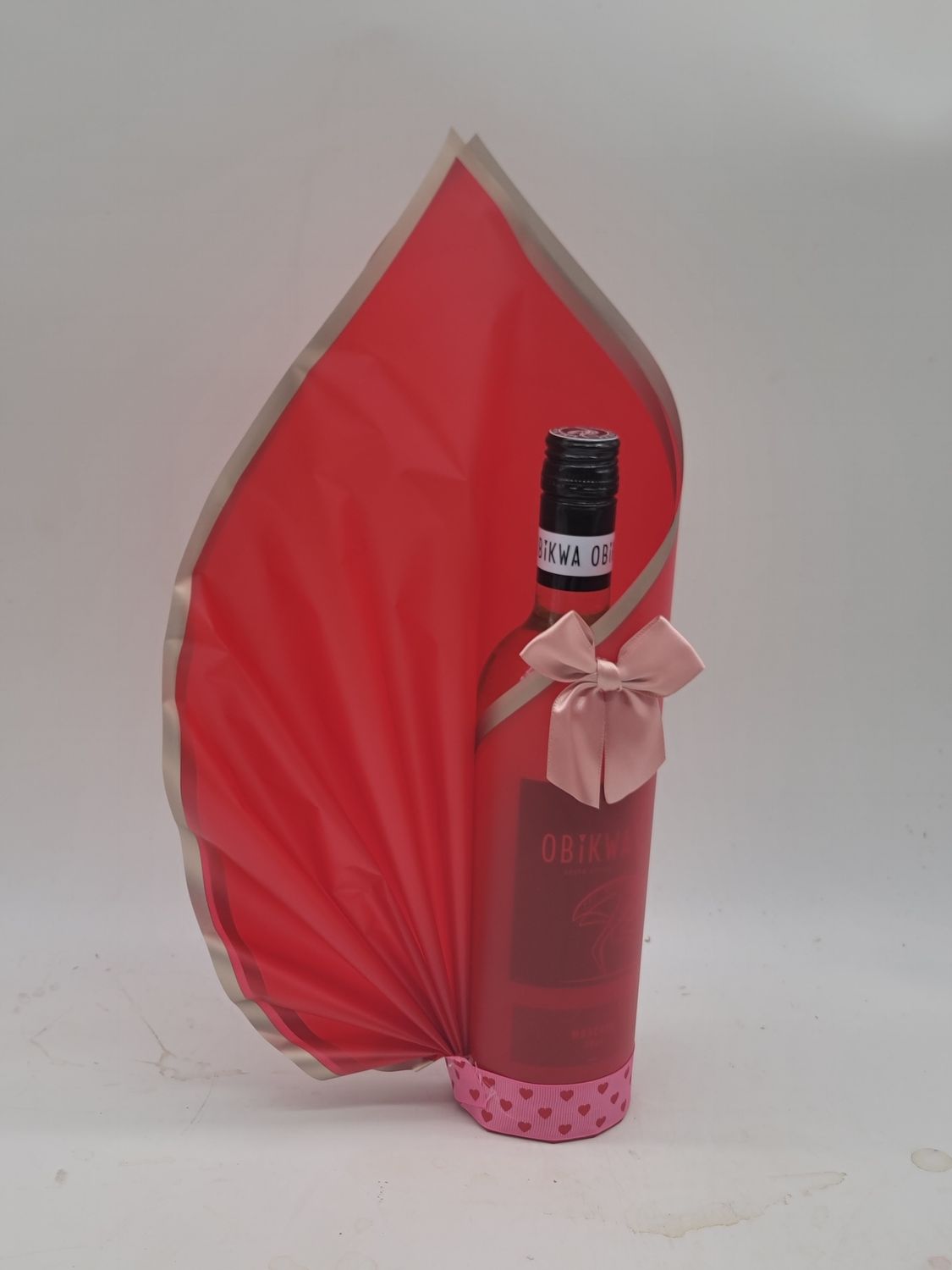 Gift wrapped Wine