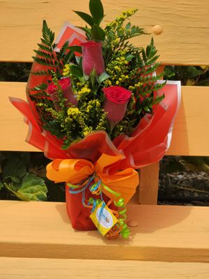 Roses - 3 in a wrap