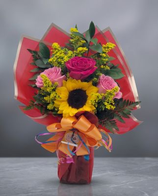 Golden Solstice (Pink): Sunflower Rose