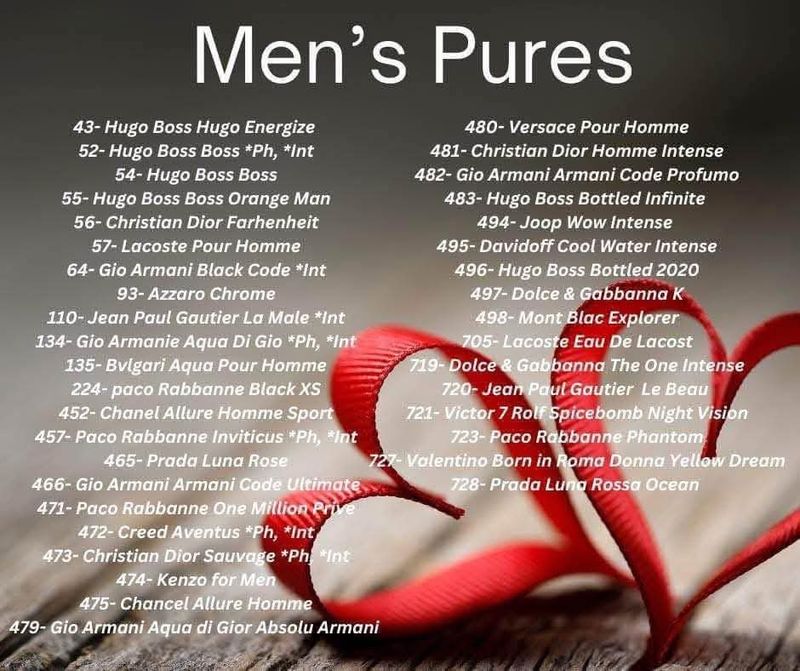 Pure fragrance for him