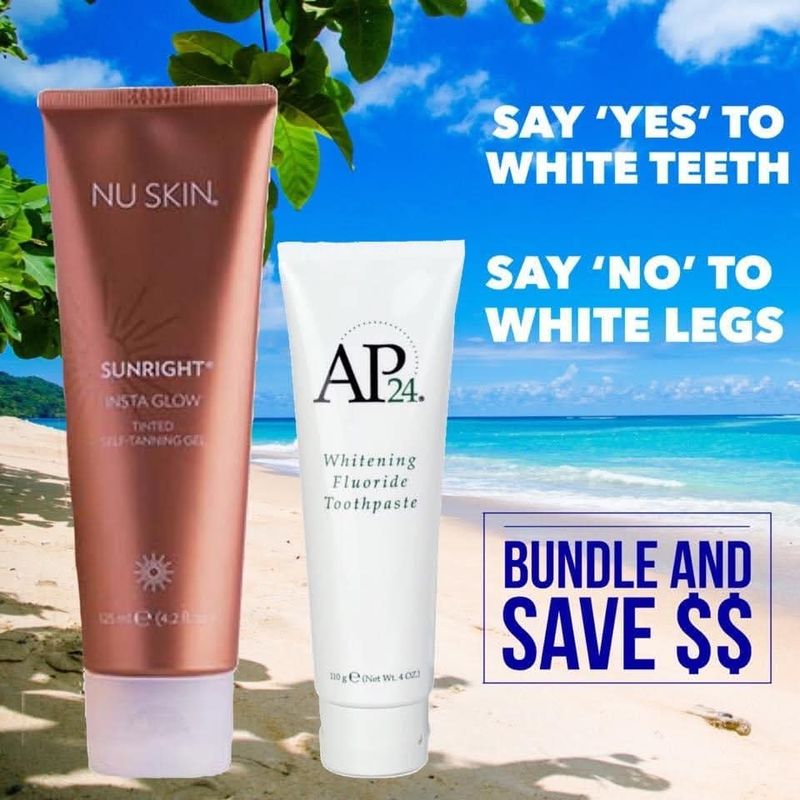 TAN &amp; TOOTHPASTE DUO