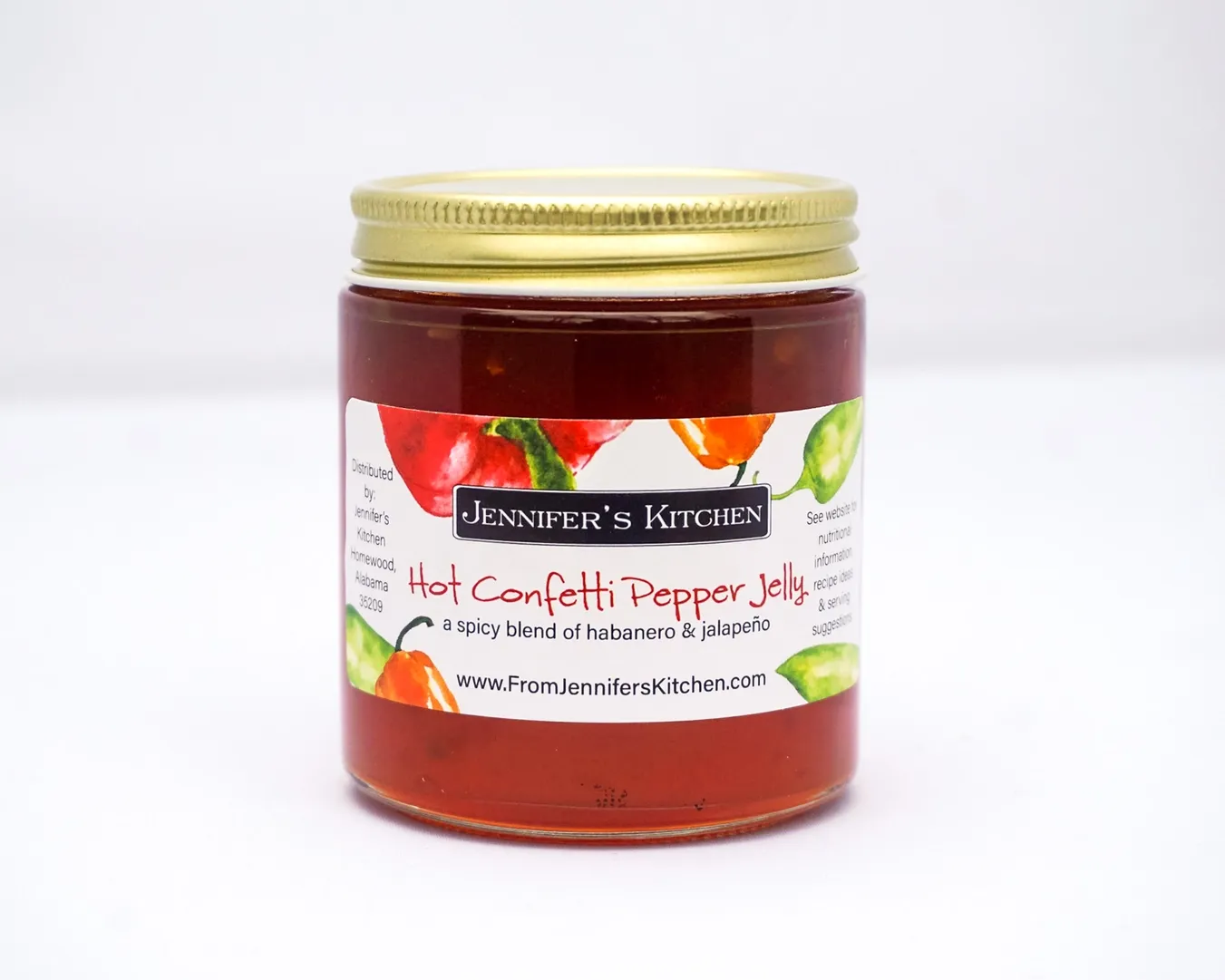 Jennifer's Kitchen Hot Confetti Pepper Jelly 4oz