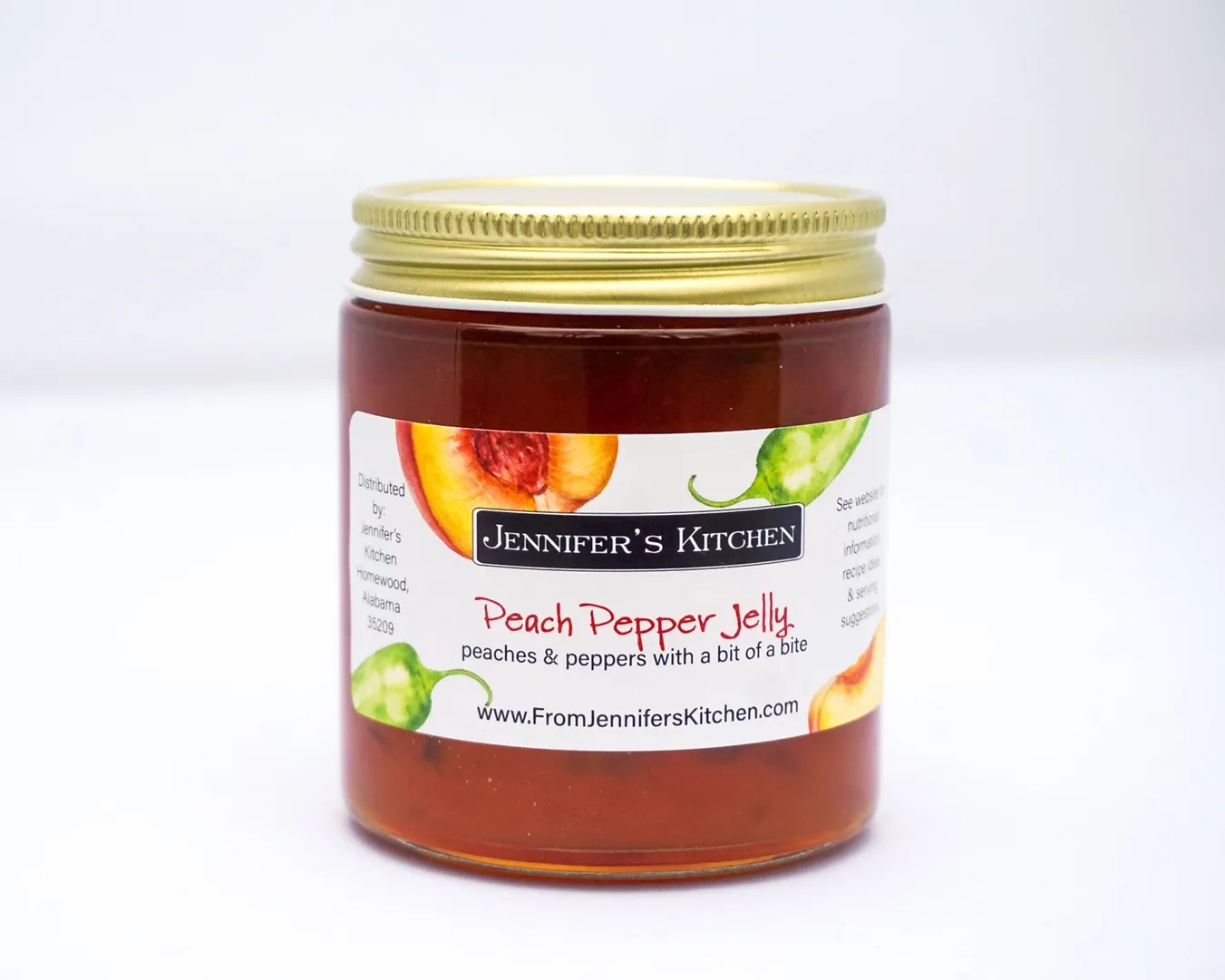 Jennifer's Peach Pepper Jelly 4 oz