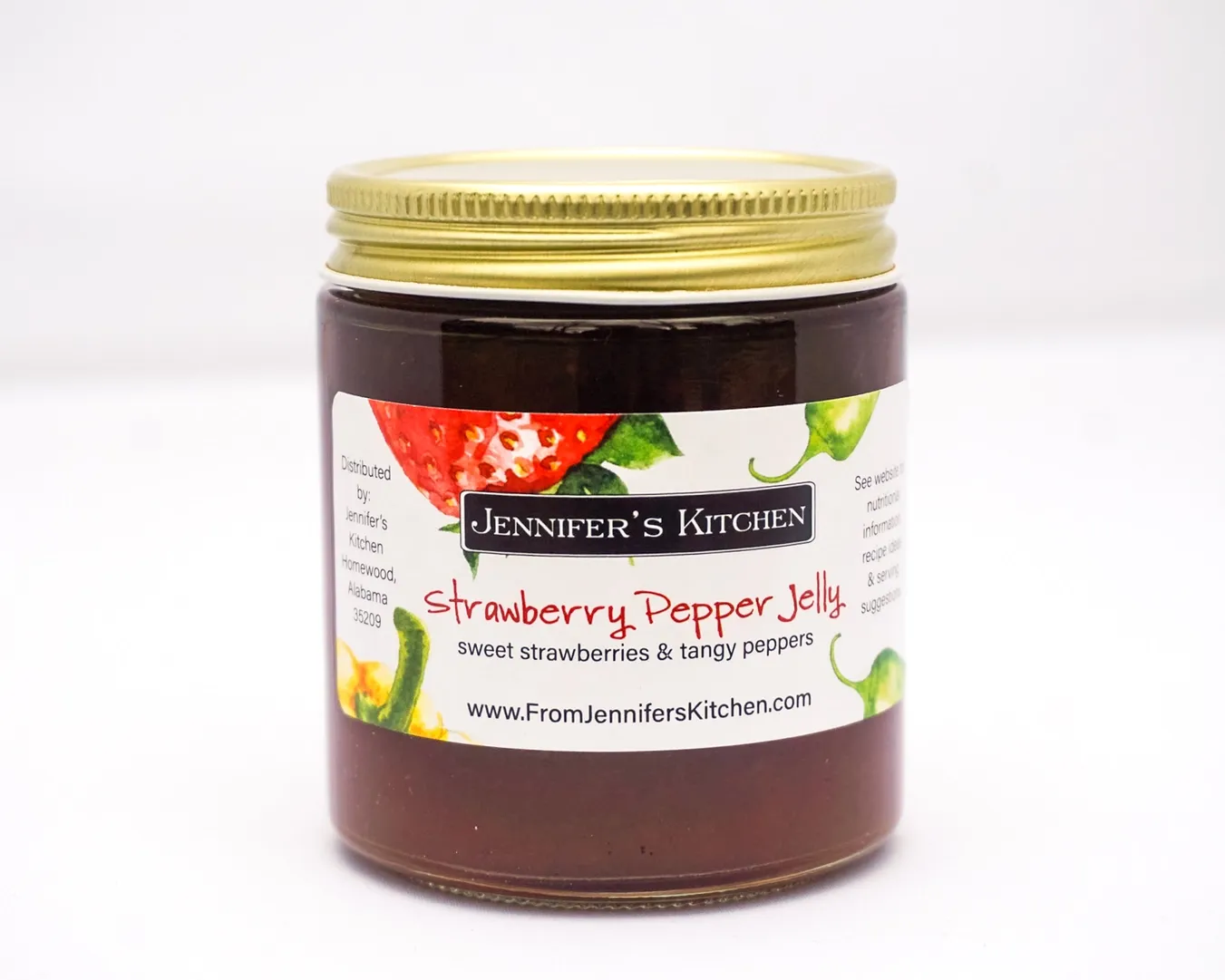 Jennifer's Kitchen Strawberry Pepper Jelly 4 oz