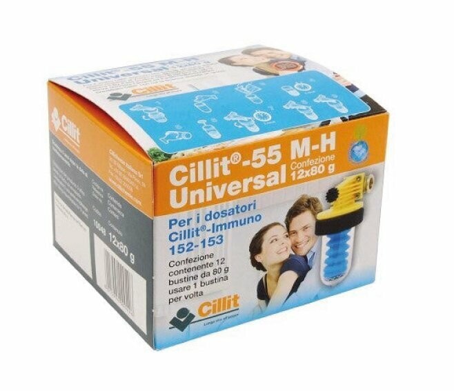 CILLIT - 55 M-H UNIVERSAL SALI POLIFOSFATI PER DOSATORI CILLIT IMMUNO 12 BUSTE DA 80 GR. 10048