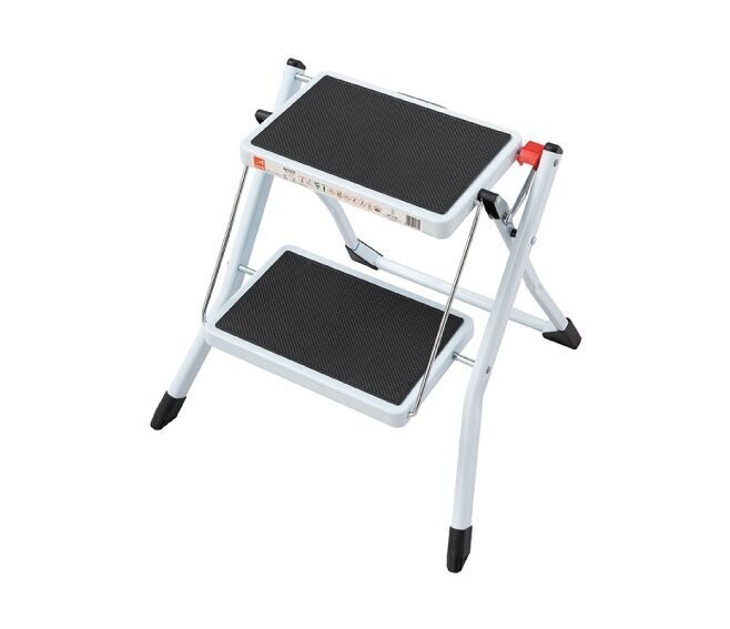 GIERRE - MINISGA' SGABELLO PIEGHEVOLE 2 GRADINI BIANCO 150 KG. B0030BI