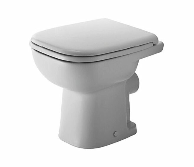 DURAVIT - D-CODE VASO WC A TERRA SCARICO ORIZZONTALE 210809